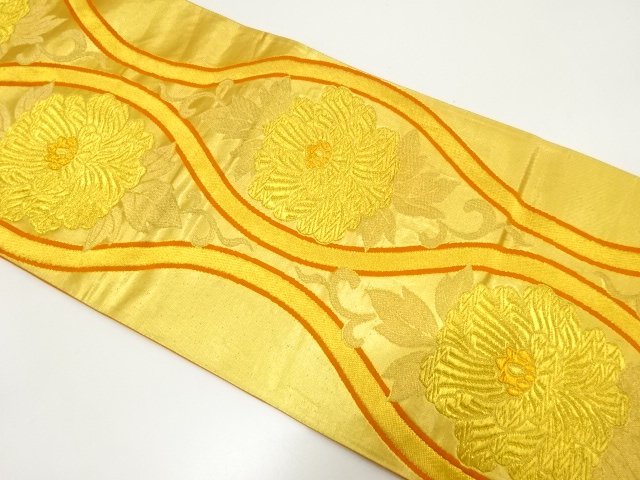 Japanese Kimono / Antique / Fukuro Obi Silk